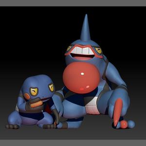 Pokemon Croagunk Toxicroak