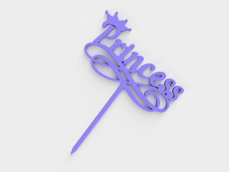 princess - cake topper