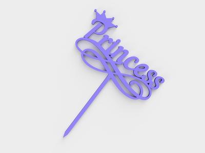 princess - cake topper