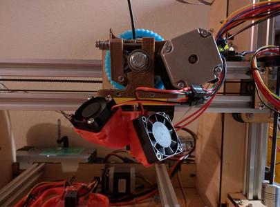 E3D-v6 Dual Fan Cooling Duct for Prusa i3v - dhoyt.com