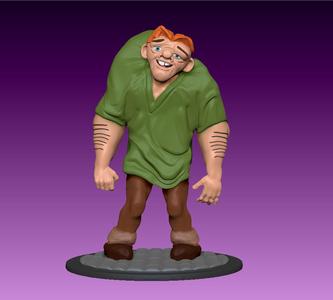 quasimodo hunchback from The Hunchback of Notre Dame cartoon movie