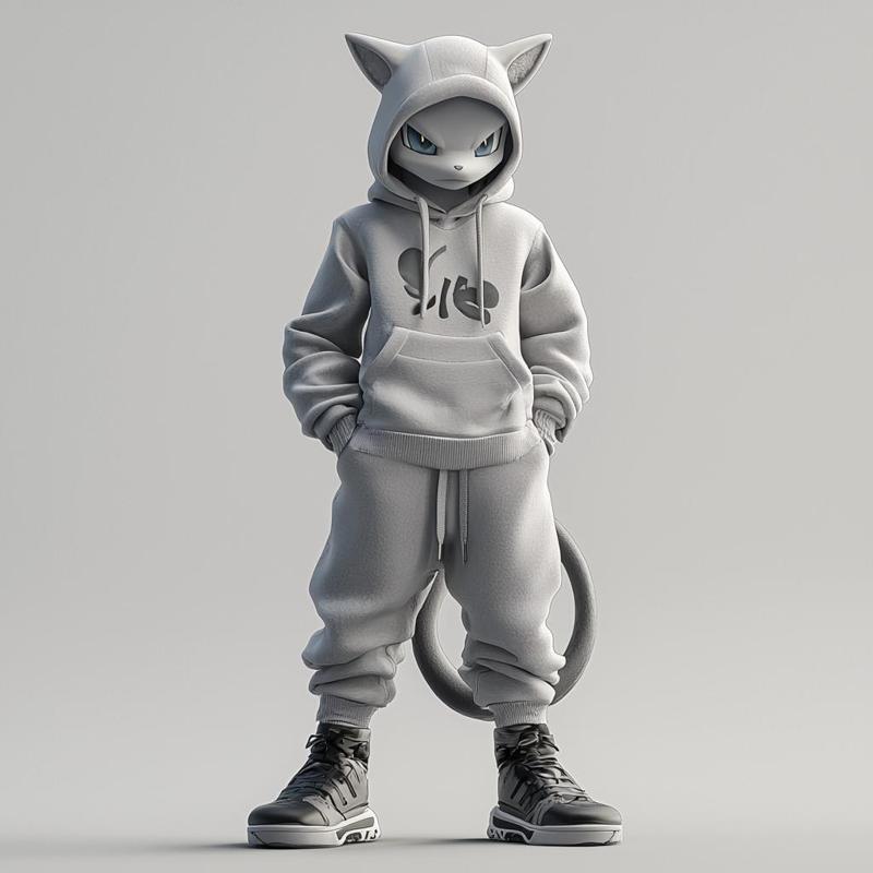 6 foot tall Urban Mewtwo