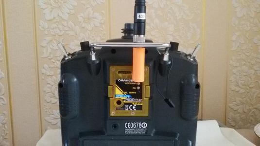 OrangeRx transmitter antenna mount