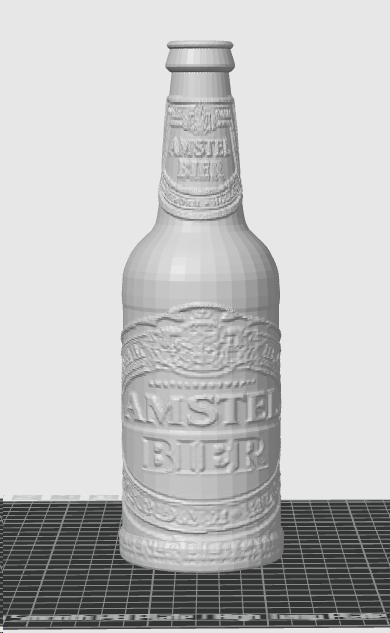 Amstel Bottle lithophane