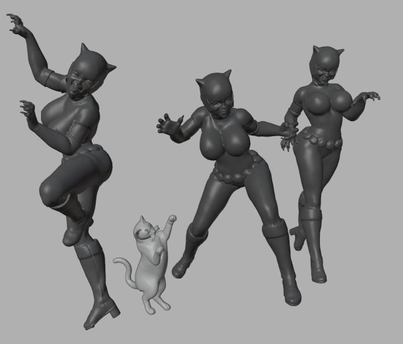 CATWOMAN OLD SUIT toon style