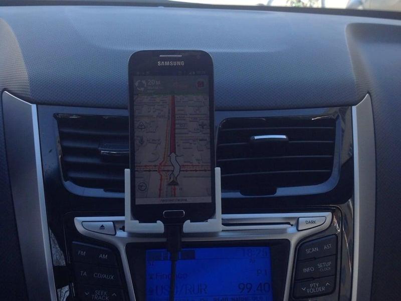 S4 mini phone holder for car using CD slot