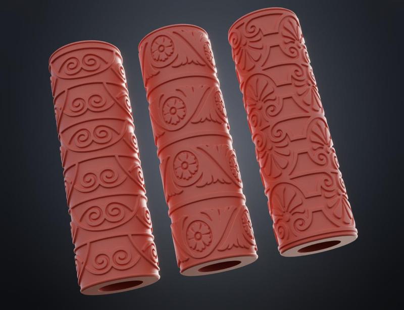 Texture Rollers Renaissance wide Vol.3 (7-9)