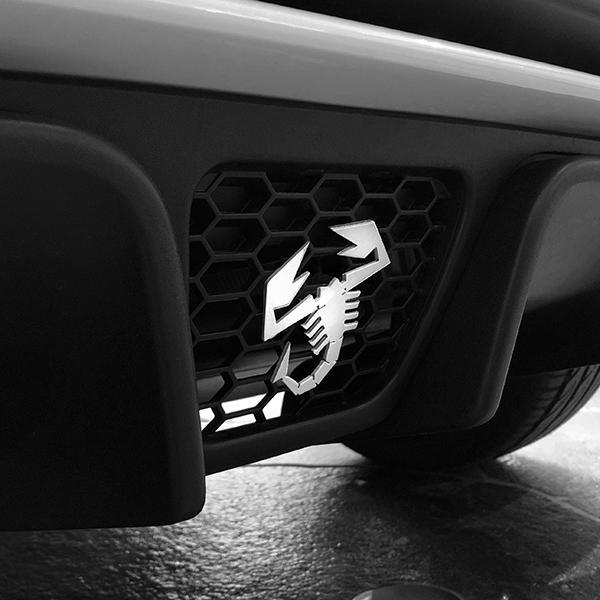 Abarth Logo Badge Diffuser Grill rear