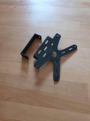 Support plaque & clignotants derbi