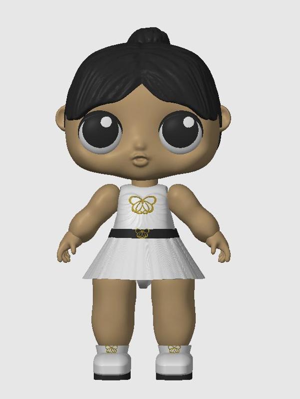 QB LOL doll (Articulated) 3 Multicolor