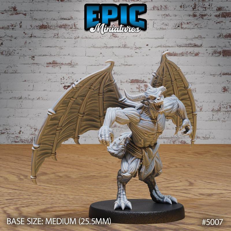 Devil Minion Angry ‧ DnD Miniature ‧ Tabletop Miniatures ‧ Gaming Monster ‧ 3D Model ‧ RPG ‧ DnDminis ‧ STL FILE