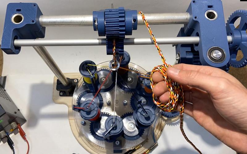 3D printed Braiding machine