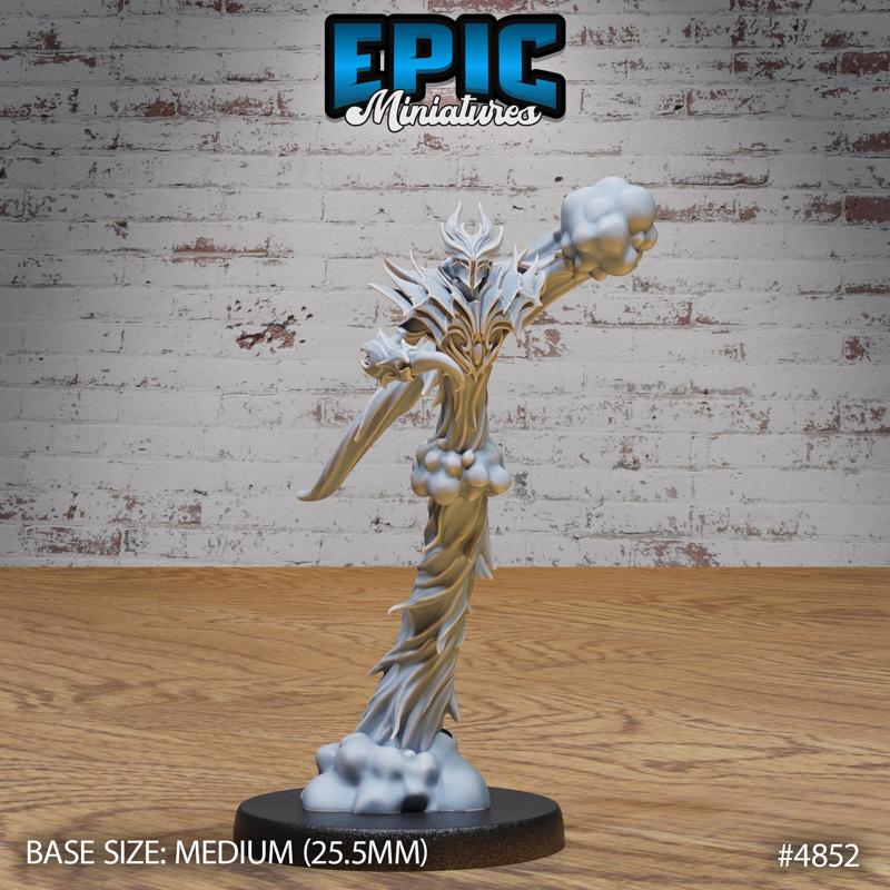 Myrmidon Fire Magic ‧ DnD Miniature ‧ Tabletop Miniatures ‧ Gaming Monster ‧ 3D Model ‧ RPG ‧ DnDminis ‧ STL FILE