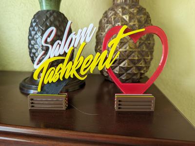 Salom Tashkent Sign