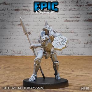 Construct Gladiator ‧ DnD Miniature ‧ Tabletop Miniatures ‧ Gaming Monster ‧ 3D Model ‧ RPG ‧ DnDminis ‧ STL FILE