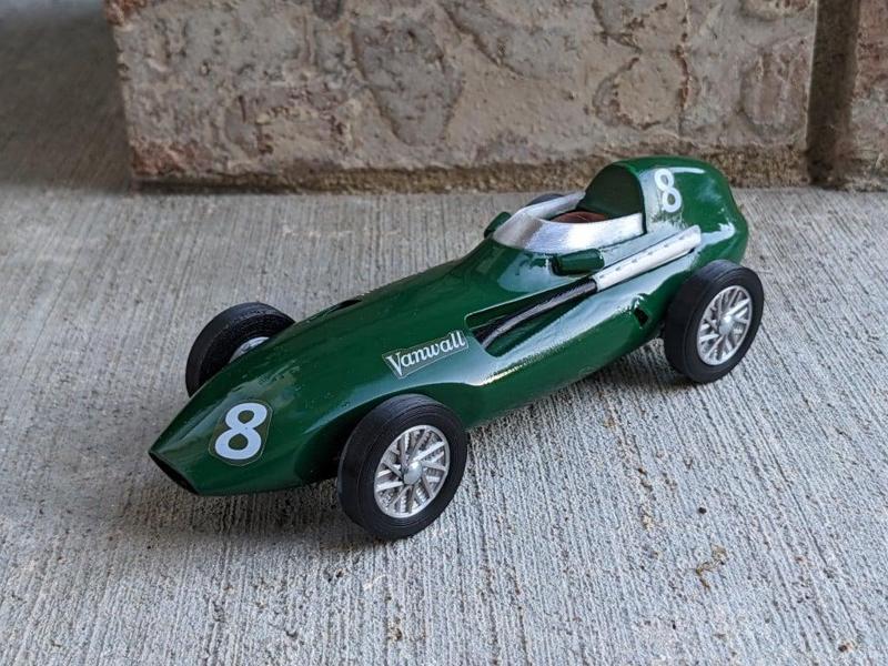 1958 Vanwall (Pinewood Derby Car Shell) REDUX