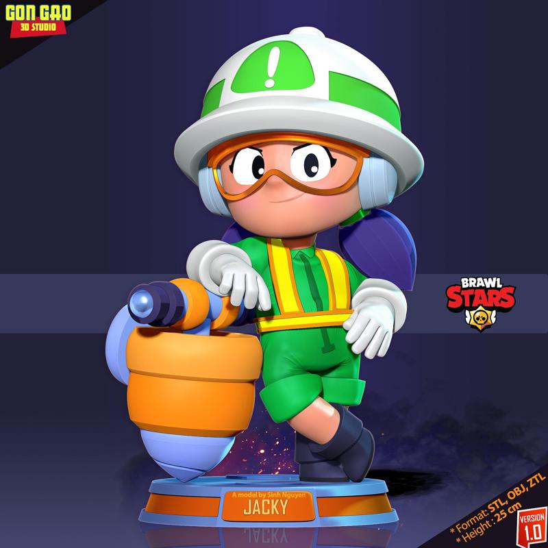 Jacky - Brawl Stars Fanart