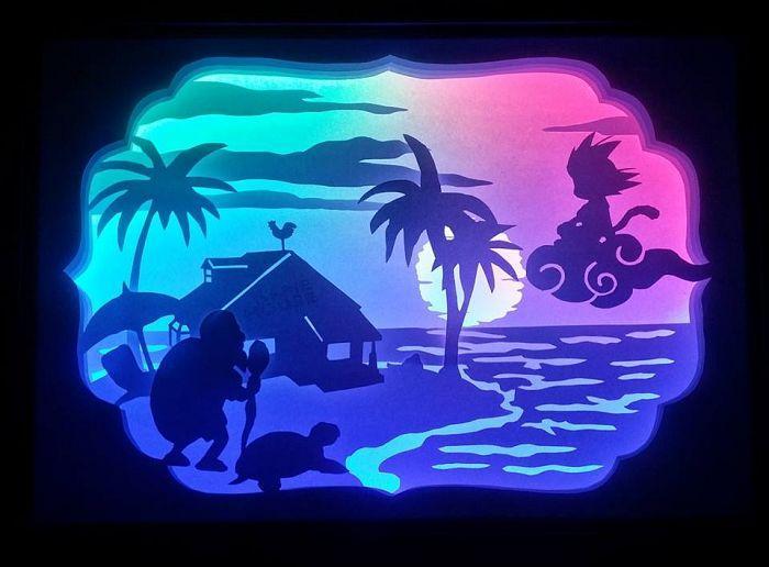 dragon ball lightbox