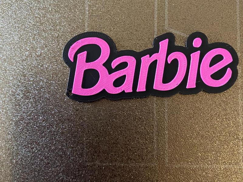 barbie keyring