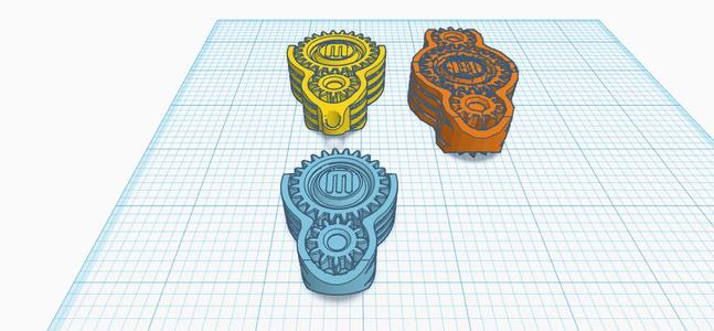 Makerbot gear fidgets