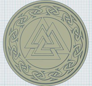 Viking Symbol Coaster 30