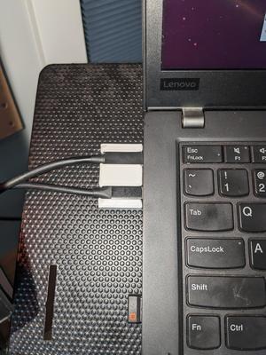 thinkpad t480s usb-c holder / separator