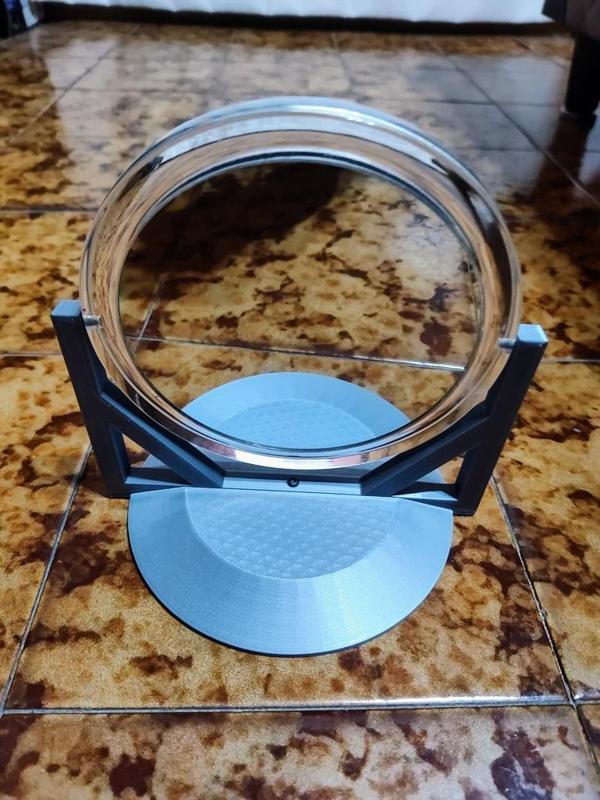 Rotatory mirror holder base