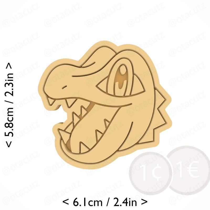 #0158 Totodile Cookie Cutter / Pokemon