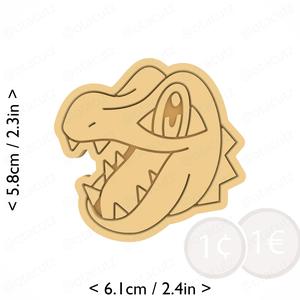 #0158 Totodile Cookie Cutter / Pokemon