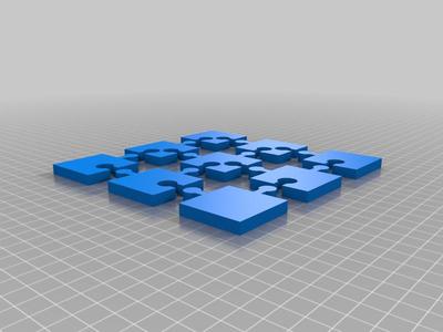 Chess board (puzzle style)