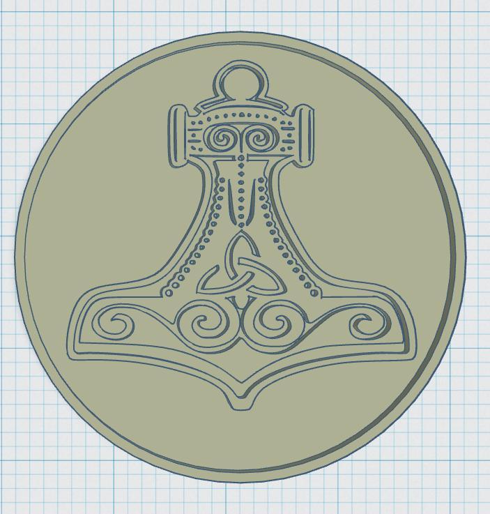 Viking Symbols Coaster 03