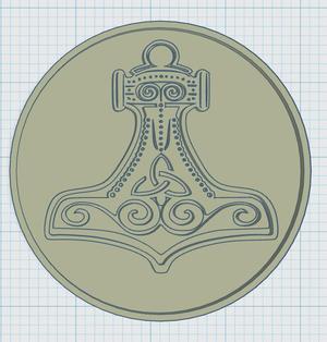 Viking Symbols Coaster 03