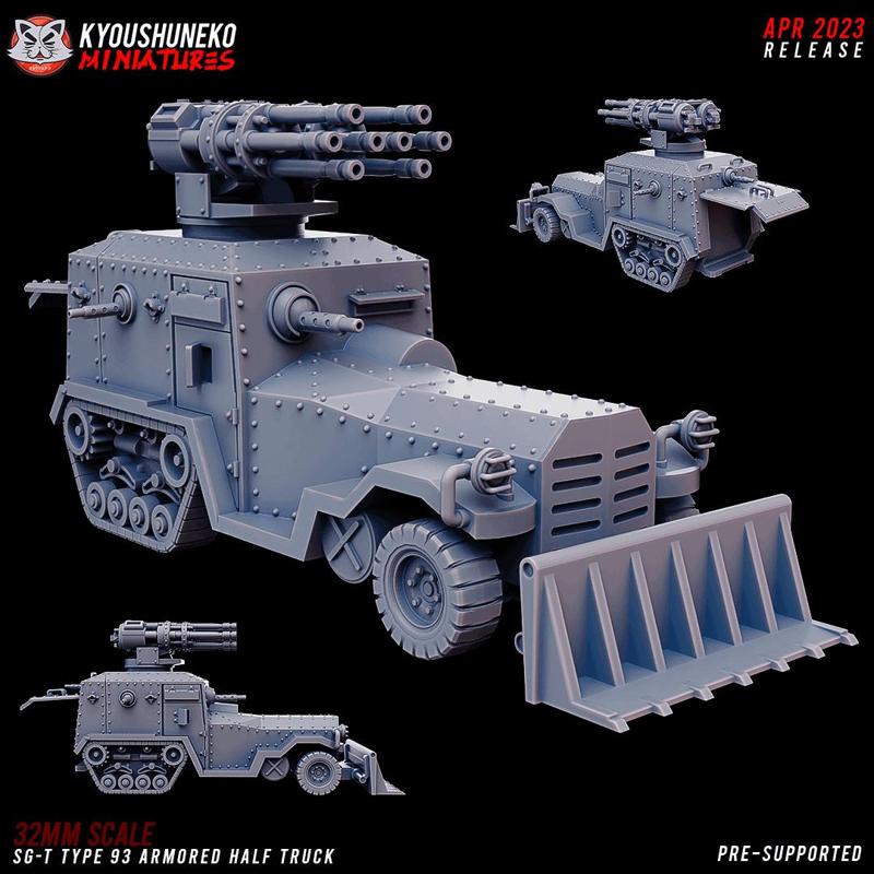 SG-T TYPE 93 ARMORED HALF TRUCK