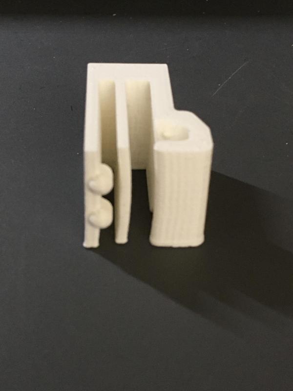 Clip with actual dimensions for PRUSA face shield