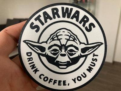 Star wars Drink coffee, you must coaster