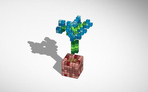 Minecraft blue orchid