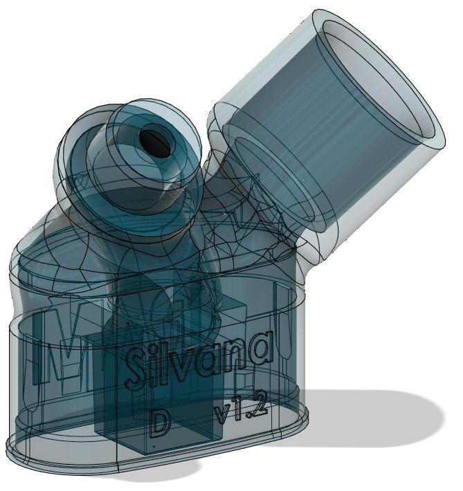 Silvana Decathlon face mask adapter variants (leak free / feeding)