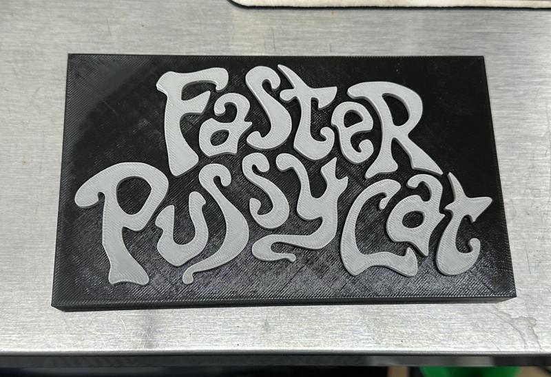Faster Pussycat 80's Band Sign