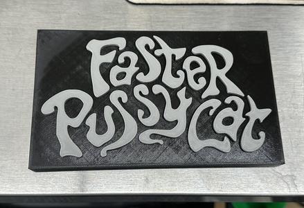 Faster Pussycat 80's Band Sign