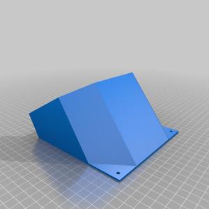 140mm 45 degree fan duct