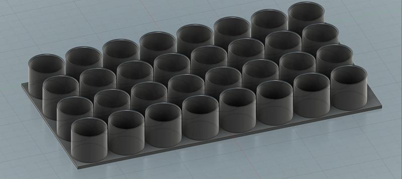 Flare round ammo can holder 32 rounds