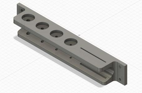 Toolholder for hex screwdrivers