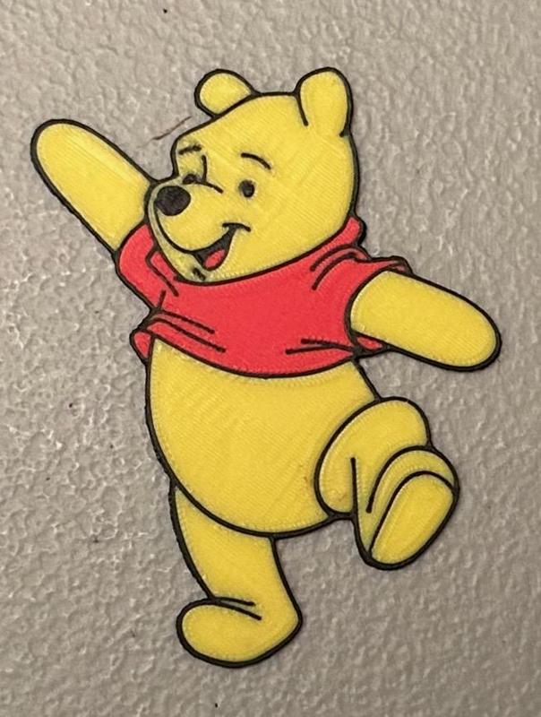 Multicolor Winnie the Pooh Magnet