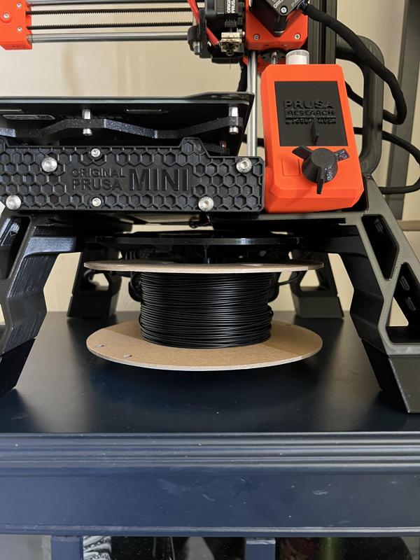 Horizontal Spool Holder for the Prusa Mini Base