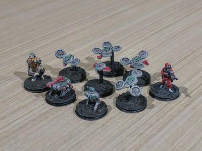 15mm scale Combat Drones