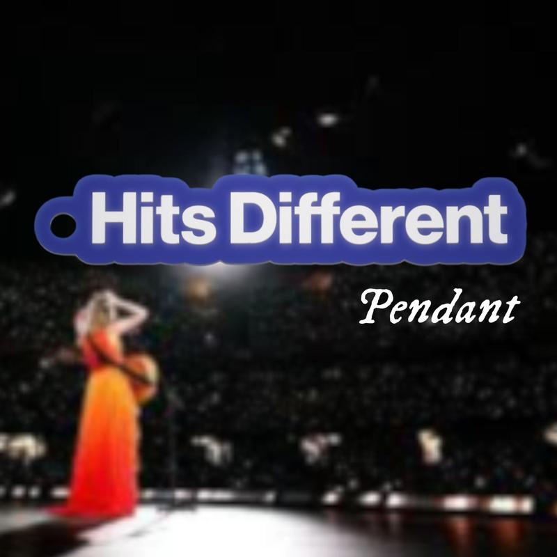 Taylor Swift Hits Different Keychain Pendant Midnights