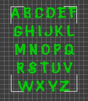 Halloween Alphabet collection