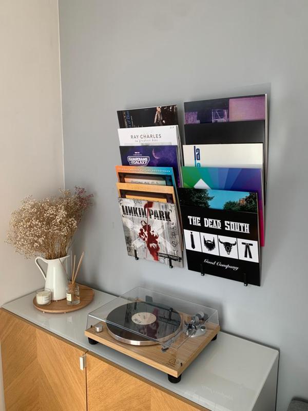 Vinyl holder/hanger (3 vinyls)