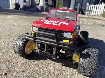 Tamiya Hilux Monster Racer and Nissan KingCab Front Bumper