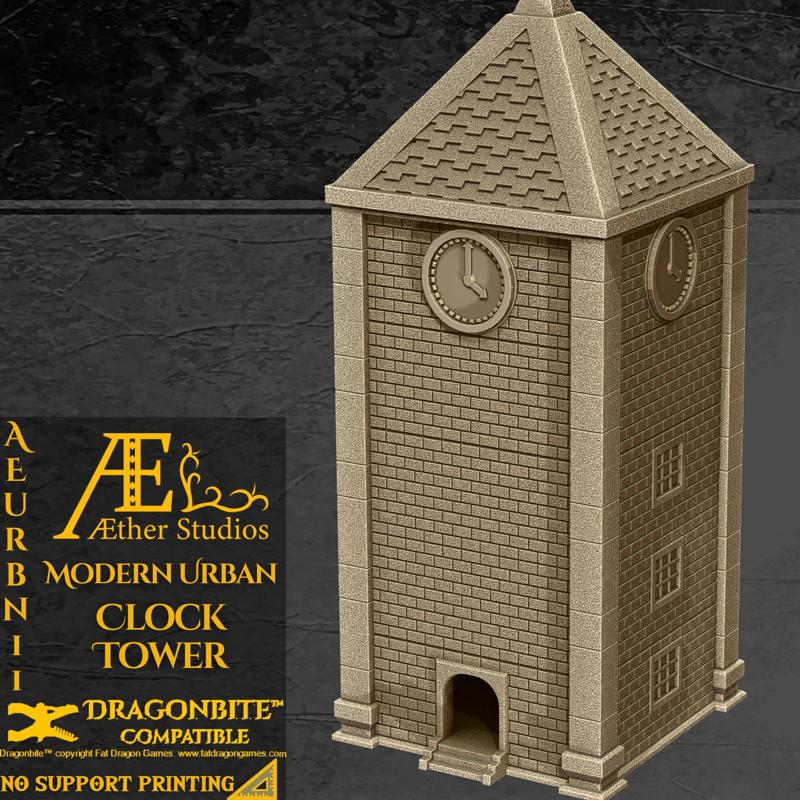 AEURBN11 - Modern Urban Clocktower